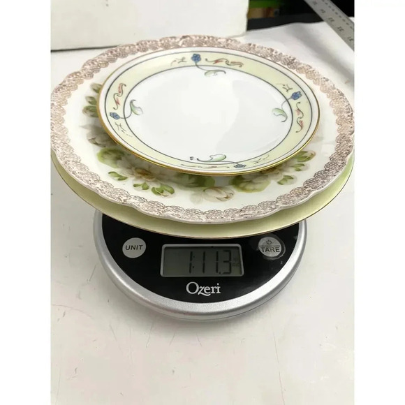 VTG Lot of 3 Mismatched Dinner Appetizer Plates Porcelain Floral Bavaria - Picture 13 of 16